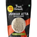 True Elements Jowar Atta 1kg - Jowar Flour, Millet Flour | 100% Natural & Gluten Free | Sorghum Flour - Fast Shipping to USA & Canada