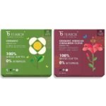 Teabox Organic Darjeeling Green Tea 25 Teabags & Teabox Organic Hibiscus Cinnamon Clove Green Tea Bags 25 pcs - Fast Shipping to USA & Canada