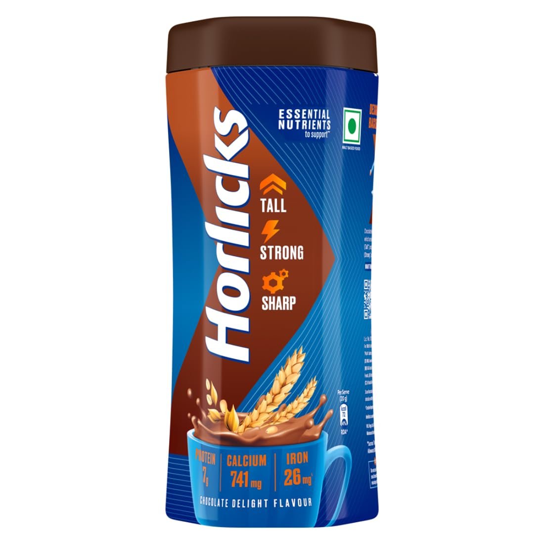 Version 1.0.0 Horlicks Chocolate Nutrition Drink || Jar 500 g - Fast Shipping to USA & Canada - Image 1