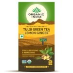 ORGANIC INDIA Tulsi Lemon Ginger Tea|25 Tea Bags (Pack Of 2),177 Gm - Fast Shipping to USA & Canada