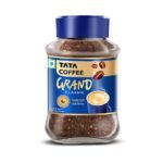 Tata Coffee Grand Classic Instant Coffee, 90g, Strong Taste & Rich Aroma, Flavour Locked Decoction Crystals, Flavoured Instant Coffee-Chicory Mix - Fast Shipping to USA & Canada