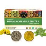 TEACURRY Himalayan Mullein Tea (30 Tea Bags, 1 Month Pack) - Helps In Immunity, Lung Detox Wellness | Mullein Tea For Lungs, 60 Grams, Green Tea - Fast Shipping to USA & Canada