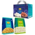 Haldiram's Nagpur Sweet Wonder 1kg, Lite Chiwda (200gm), All In One (200gm) Combo - Fast Shipping to USA & Canada