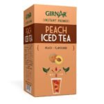 Girnar Instant Premix Iced Green Teabags-Peach Flavour(5 Sachets), 90 Grams - Fast Shipping to USA & Canada