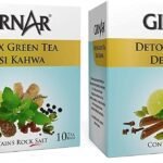 Girnar Green Tea, Desi Kahwa, 10 Tea Bags, (Pack of 2) 2.5g Each. Net Wt:- 50 gm - Fast Shipping to USA & Canada