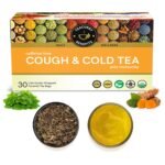 TEACURRY Cough Tea (1 Month Pack, 30 Tea Bags) - Helps with Sore Throat, Congestion, Runny Nose - Cough and Cold Tea | 100% Natural Herbal Tea for Immunity - Fast Shipping to USA & Canada