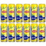 Liptons Ice Tea Lemon 320ml (Pack of 12 Cans x 320ml Each) Imported - Fast Shipping to USA & Canada