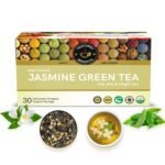 TEACURRY Jasmine Green Tea - 30 Tea Bags | Jasmine Tea for Weight Loss | 100% Natural Jasmine Tea Flowers | Jasmine Tea Helps in Skin Glow, Digestion, Joint Pain | Jasmine Tea Infusion - Fast Shipping to USA & Canada