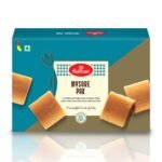 Haldiram's Mysore Pak 400 g | Traditional Taste of Mysuru | Fresh Indian Traditional Mithai | | Cereal Based Dessert | No Added Colours or Preservatives | Festive Sweet Gift Box | Healthy and Delicious Sweets | Indian Sweets Gift Pack