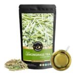 TEACURRY Lemongrass Tea (25 Grams, 50 Cups) - Helps with Inflammation, Digestion, Pressure - Cambodian Lemongrass - Fast Shipping to USA & Canada