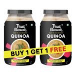 True Elements Quinoa 2kg (Pack of 2) - 100% Wholegrain | Certified Gluten Free | Diet Food | Rich in Fibre | Quinoa Seeds for Weight Management - Fast Shipping to USA & Canada