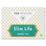Tea Treasure Slim Life Wellness Tea Box 25 Pyramid Tea Bags | Boosts Metabolism | Boosts Immunity | Helps Maintain Energy - Fast Shipping to USA & Canada