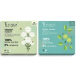 Teabox Organic Jasmine Green Tea 25 Teabags | Sourced From Madurai | For Calm Mind and Relaxation & Teabox Detox Kahwa Green Tea 25 Teabags - Fast Shipping to USA & Canada