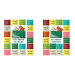 Teabox Green Tea Sampler Bags 100pcs (10pcs X 10 flavors) & Teabox Green Tea Sampler Bags 20pcs (2pcs X 10 flavors) - Fast Shipping to USA & Canada