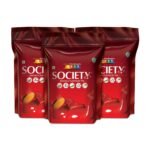 Society Tea Masala Chai|250 Gram|Pack Of 3|100% Assam|Enriched With Cardamom Ginger Cloves Black Pepper & Lemongrass|Classic Masala Tea|Refreshing|No Preservatives - Fast Shipping to USA & Canada