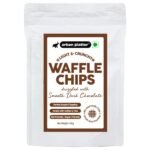 Urban Platter Choco Drizzle Waffle Chips, 100g (Fun and Light, Crunch in Every bite, Kid-Friendly, Tea time Snack, Dessert Topping) - Fast Shipping to USA & Canada