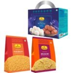 Haldiram's Nagpur Sweet Wonder 1kg, Aloo bhujia (200gm), Bhujia Sev (200gm) Combo - Fast Shipping to USA & Canada