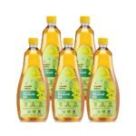 Organic Tattva, Organic Mustard Cooking Oil - 1 Litre | Unrefined Sarso ka Tel | Cholesterol and Tran Fat Free| 100% Organic | Pesticide and Chemical Free | Pure and Unadulterated | Double Filtered | Expeller-Pressed | Pack of 5 - Fast Shipping to USA & Canada