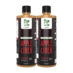 ALPINO Organic Apple Cider Vinegar 1 L | 100% Raw, Unfiltered & Unpasteurized | with Mother of Vinegar | Helps in Weight Loss | Naturally Rich in Antioxidants | Contains No Added Flavours or Preservatives | 500 ML Pack of 2 - Fast Shipping to USA & Canada