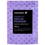 Urban Platter Inulin Powder, 300g [Fructo Oligo Saccharides, Prebiotic & Rich in Fiber, FOS] - Fast Shipping to USA & Canada