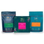 TGL Co. The Good Life Company Tgl Co. Monsoon Lifestyle Experiential Teas (Kadak Masala 100 Gram + Bombay Cutting Chai 100 Gr + Kashmiri Kahwa Black Tea 16 Tea Bags) Pack Of 3 - Fast Shipping to USA & Canada