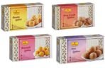 Haldiram's Nagpur Ladoo Combo (Pack of 4 - Besan Ladoo, Dry Fruit Ladoo, Boondi ladoo, Atta Ladoo 250 gm Each) - Fast Shipping to USA & Canada