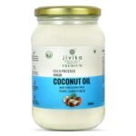 JIVIKA NATURALS/Organics|Virgin Coconut Oil|Cold Pressed Virgin Coconut Oil|Pure Coconut Oil|Natural Coconut Oil|Glass Jar|For Hair & Skin|100% Pure|Extracted From Milk Of Tender Coconuts|500Ml - Fast Shipping to USA & Canada