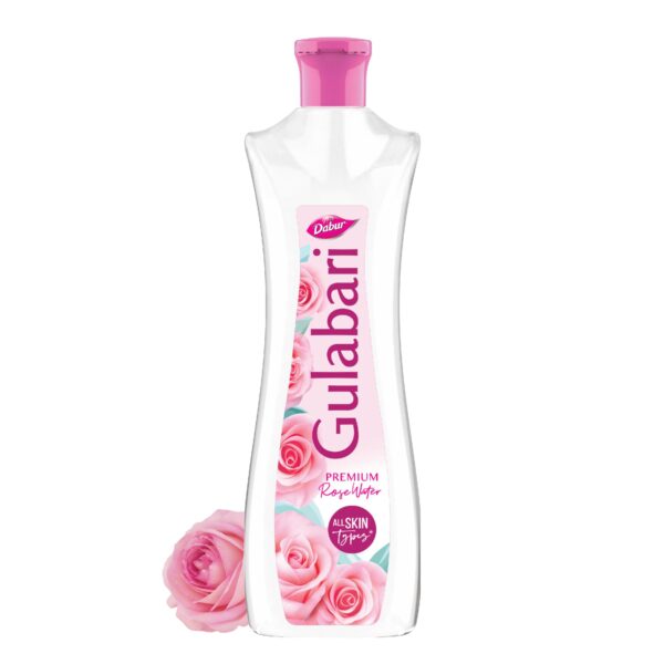 Dabur Gulabari Premium Rose Water/Face Toner - 400ml | No Paraben | Alcohol Free | Cleanses, Hydrates & Moisturises Skin | Balances & Restores Skin's pH Levels | For All Skin Types - Fast Shipping to USA & Canada