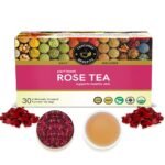 TEACURRY Rose Petal Tea - 30 Rose Tea Bags | Helps Lose Weight, Boosts Digestion, Relieves Anxiety, Increases Skin Glow | Rose Tea Petals | Petals Tea Bag Detox - Fast Shipping to USA & Canada