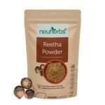 Neuherbs Reetha Powder 100g (Pack of 1) For Men & Women | Pure & Natural Powder for Hair Cleansing and Nourishment | Cruelty & Paraben Free | With No Artificial Colour & Additives - Fast Shipping to USA & Canada