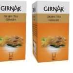 Girnar Green Tea Ginger (36 Tea Bags) Pack of 2 - Fast Shipping to USA & Canada