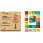 Teabox Organic Ashwagandha Green Tea 50 Teabags & Teabox Green Tea Sampler Bags 20pcs (2pcs X 10 flavors) - Fast Shipping to USA & Canada