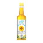 Natureland Organics Sunflower Oil 1 Ltr - Cold Pressed - Fast Shipping to USA & Canada