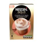 Nescafe Gold Cappuccino Unsweetened Taste Sachet Powder, 113.6 Grams - Fast Shipping to USA & Canada