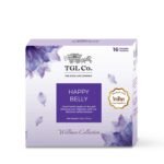 TGL Co. The Good Life Company Happy Belly Herbal Tea, 16 Tea Bags | Belly Soothing Herbal Tea with 11 Natural Herbs | Soothes Tummy | Herbal Infusion Tea | Herbal Tea - Fast Shipping to USA & Canada
