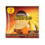 Nescafe Sunrise, 2.2 Gram [Pack Of 151 + 5 Sachets Free] - Instant Coffee, No Flavour, Powder - Fast Shipping to USA & Canada