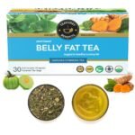 TEACURRY Belly Fat Tea(1 Month Pack, 30 Herbal Tea Bags)- Helps With Belly Fat, Water Weight, Bloating, 60 Gms - Fast Shipping to USA & Canada
