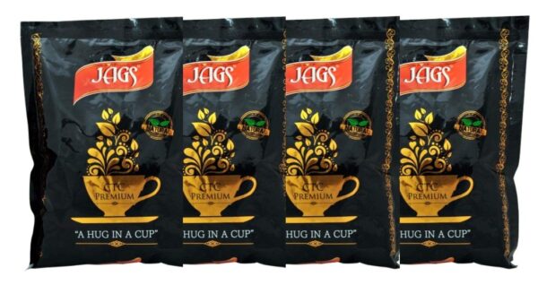 JAGS Premium CTC Tea 250GMS Pack of 4
