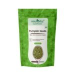 Neuherbs Raw & Unroasted Pumpkin Seeds | Immunity Booster and Fiber Rich Superfood | Rich Source of Omega 3 | Highly Nutritious Snack | Rich in Protein, Dietary Fibre, Zinc & Magnesium - 200 G - Fast Shipping to USA
