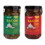 Nomad Food Project Combo of Bacon Thecha Green and Thecha Red | Each of 200gms - Fast Shipping to USA & Canada