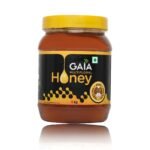 GAIA 100% Pure Organic Raw Honey, Pure and Natural | Unprocessed | Highly Nutritious | Rich in Antioxidants | No Artificial Color & Sugar 1kg - Fast Shipping to USA & Canada