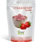 Holy Natural - The Wonder of World Holy Natural Strawberry Powder -(50 Gm),Sweet&Delicious,Make For Juice,Cake,Smoothie,Ice-Cream,Candy,Dessert.