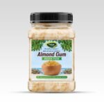 Thanjai Natural 1kg Almond Gum | Badam Pisin | Badam Gum, Premium Best 1st Quality Pure 100% Natural (500g Jar x 2) - Fast Shipping to USA & Canada