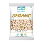 Natureland Organics Kabuli Chana/White Chana/Chole Pouch, 1 kg - Fast Shipping to USA & Canada