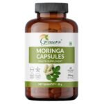Grenera Organic Moringa Capsules 60 nos, Drumstick Tree Leaf Powder Capsules, Pure Shigru, Organic Certified