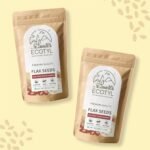 Ecotyl Flax Seeds - Set of 2 | Unroasted | for Heart and Hair Health | 2 x 200g - Fast Shipping to USA & Canada