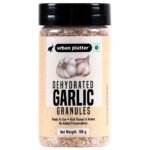 Urban Platter Dehydrated Garlic Granules Shaker Jar, 100g / 3.5oz [Versatile, Savoury, Great Flavour] - Fast Shipping to USA & Canada