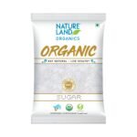 Natureland Organics White Sugar 1 Kg - Organic Sugar - Fast Shipping to USA & Canada
