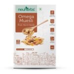 Neuherbs Omega Muesli Fruit, Nuts and seeds millets 400g | Rich in protein & omega 3, Zero added sugar | Cereal for Breakfast - Fast Shipping to USA