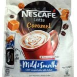 Nescafe 3 In 1 Caramel Latte Is A Premix Instant Coffee Mix That Combines Coffee, Creamer, And Sugar In A Single Serve 25Gram X 5 Sachet Medium Roast - Powder - Fast Shipping to USA & Canada